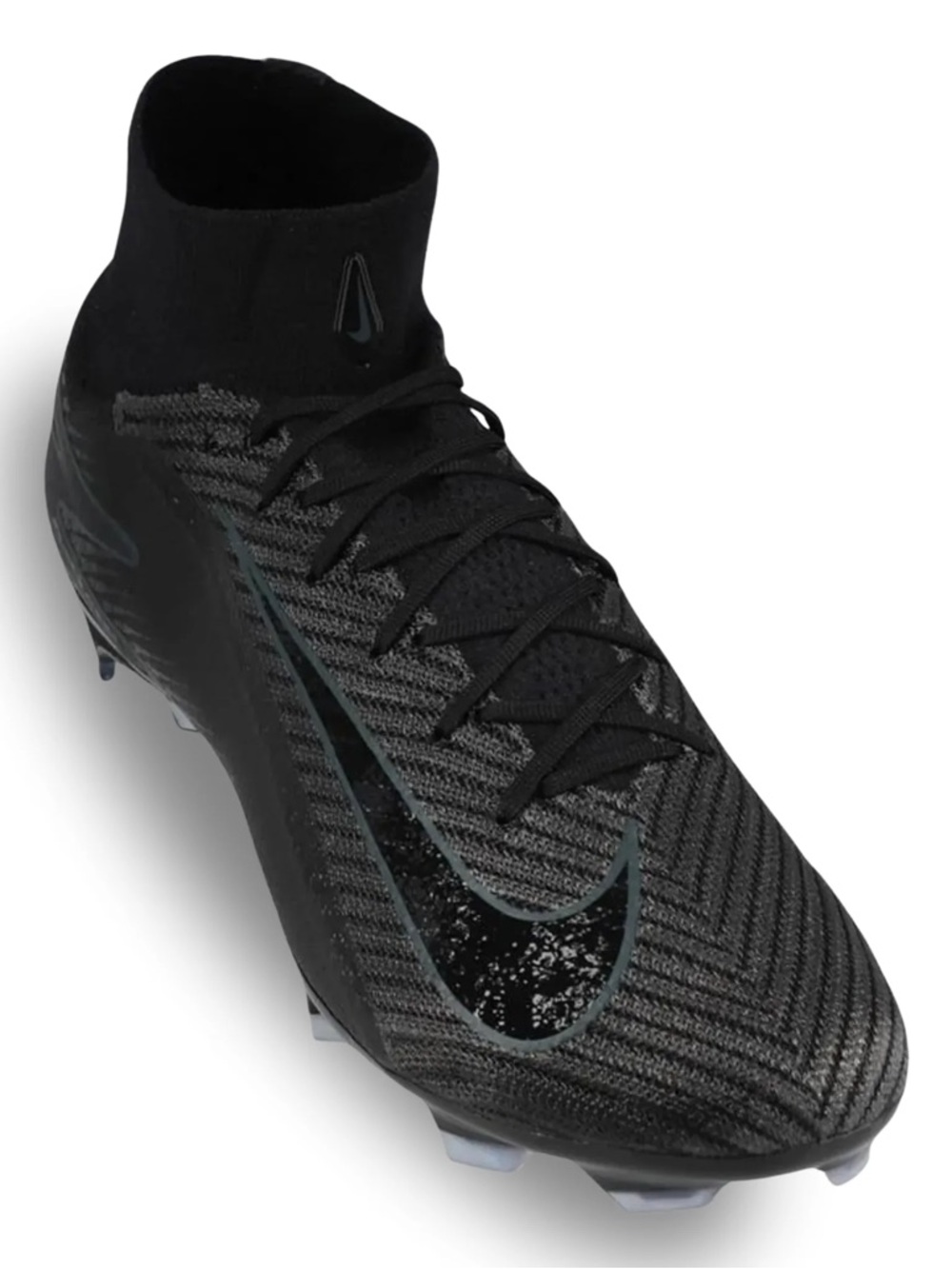 New Nike Zoom Superfly 10 Elite FG Soccer Cleats (Black/Black-Deep Jungle)